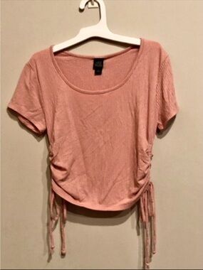 Pink crop top